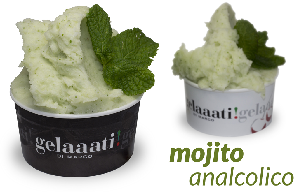 Helado Mojito analcolico en Barcelona