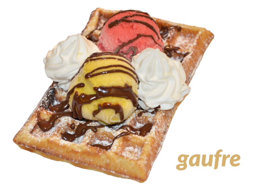 Helado Gaufre en Barcelona